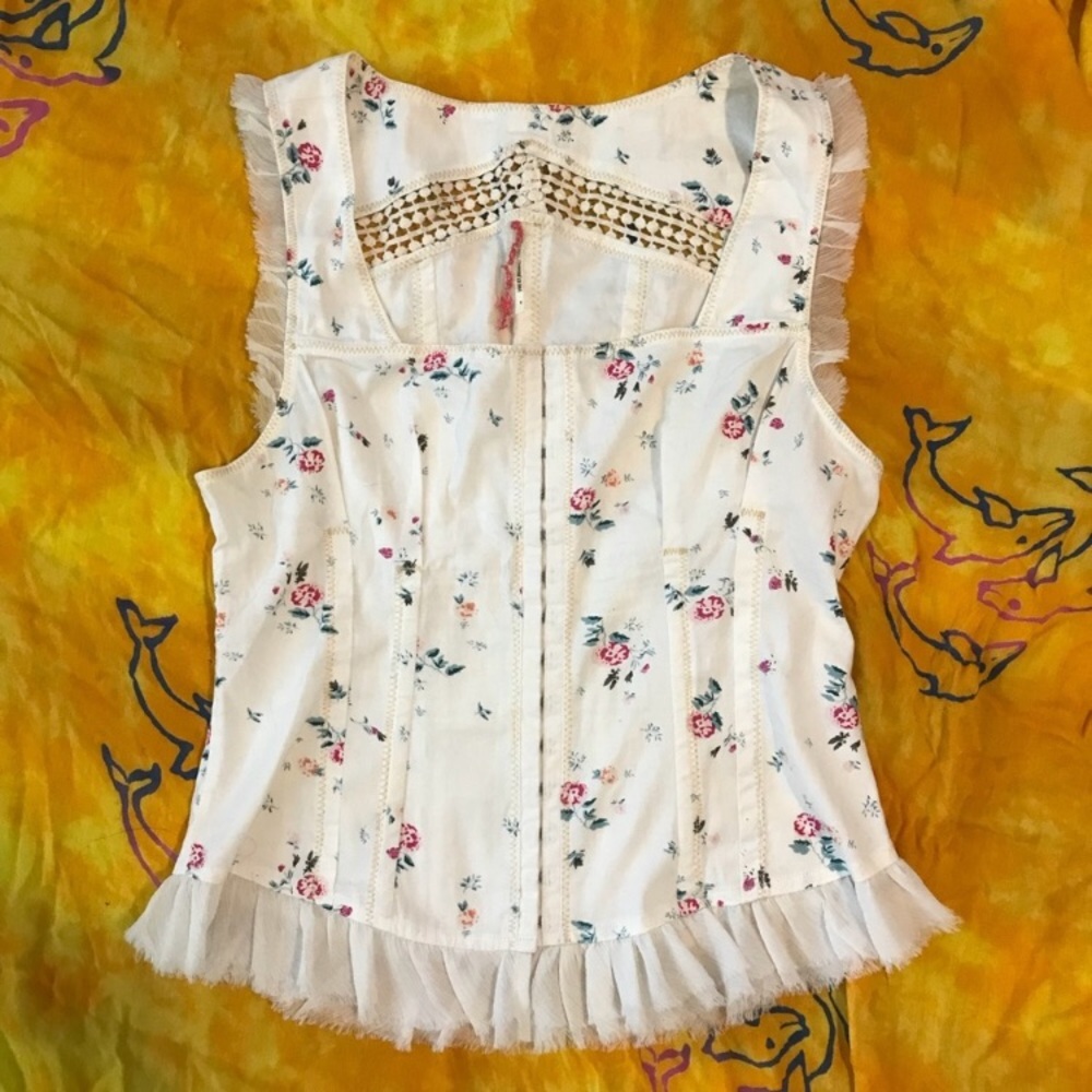 Beautiful white free people corset!